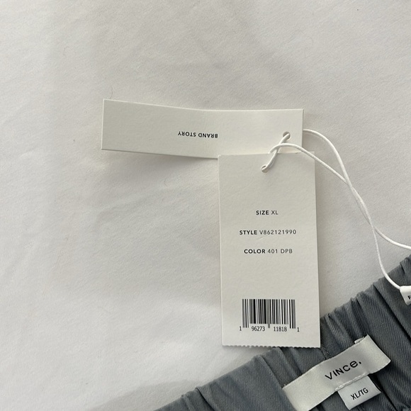 Vince NWT Pleated Dress Pants Size XL Gray 100% Viscose - Picture 7 of 9